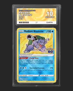 ACE 10 Radiant Blastoise Pokemon GO 018/078 Japanese Card - Image 1