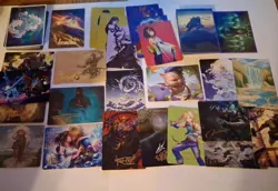 Magic The Gathering Art Card Lot Of 100. 15 Gold Stamped.Tmnt Final Fantasy Lotr - Image 1