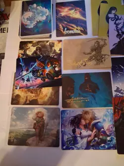 Magic The Gathering Art Card Lot Of 100. 15 Gold Stamped.Tmnt Final Fantasy Lotr - Image 2