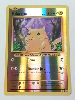 Pikachu 35/108 Evolutions Reverse Holo Pokemon Card 2016 - Image 1