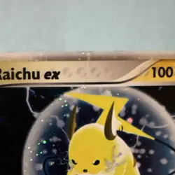 Pokemon TCG Raichu EX Sandstorm Holo Rare Card 98/100 2003 - Image 5