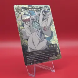 Naruto CCG: Monzaemon Chikamatsu #N1093- Super Rare 1st Edition Foil Puppet Card - Image 1