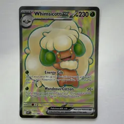 Pokemon Whimsicott ex 157/086 SV11W White Flare 230 HP Ultra Rare Holo Card - Image 1