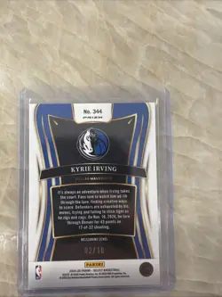 2024 Kyrie Irving Gold Select /10 #344 Mezzanine Level - Image 2