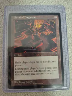 vintage magic the gathering Anvil of Bogardan Visions rare nm - Image 1