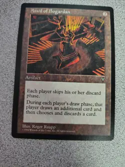 vintage magic the gathering Anvil of Bogardan Visions rare nm - Image 3