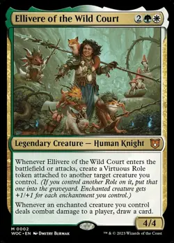 Ellivere of the Wild Court - Foil NM, English MTG Commander: Wilds of Eldraine - Image 1