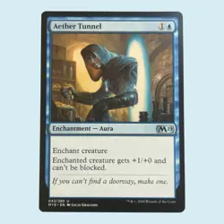 Aether Tunnel, Core Set 2019, NM Near Mint, Magic the Gathering MTG - Image 1