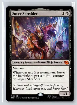Super Shredder #83 Teenage Mutant Ninja Turtles Magic the Gathering - Image 1