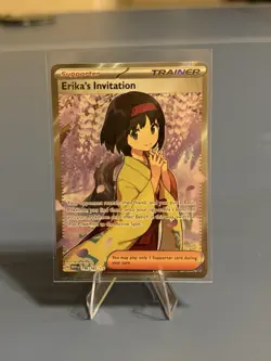 Erika's Invitation 196/165 Scarlet Violet 151 Pokemon Card Ultra Rare Near Mint - Image 1