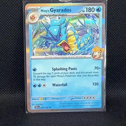Holo - Misty's Gyarados 049/182 Pokemon Destined Rivals - Pokemon Scarlet Violet - Image 2