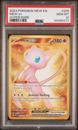 Mew Ex #205 2023 Pokemon Mew En-151 PSA 10 Hyper Rare - Image 1