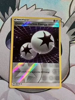 Double Colorless Energy - 2017 Pokemon Sun & Moon Reverse Holo #136/149 - NM - Image 1