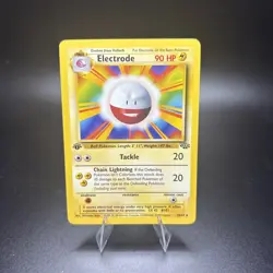 Pokemon Card - Electrode Jungle 18/64 Rare 1st Edition Misprint Error NM -c - Image 1