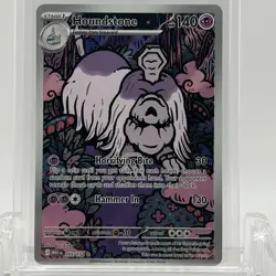 Pokemon TCG Mega Evolution Houndstone #145/132 Illustration Rare NM - Image 1