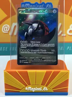 Iron Treads ex #248 SIR Pokemon TCG 2023 Scarlet & Violet Base Set Near Mint NM - Image 1