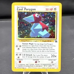Pokemon tcg Cool Porygon Wotc Promo Holo 15/53 50 HP - Image 2