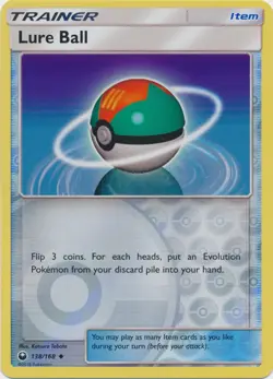 Pokemon - Lure Ball - 138/168 - Uncommon - Reverse Holo - Sun & Moon Celestial S - Image 1