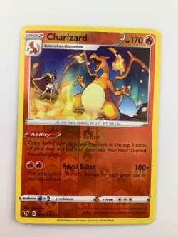 Pokemon TCG Charizard 025/185 Vivid Voltage Reverse Holo Rare MINT - Image 1