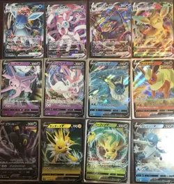 Pokemon Eevee Heroes FULL SET of V and VMAX Eevee Evolutions NM US SELLER - Image 1