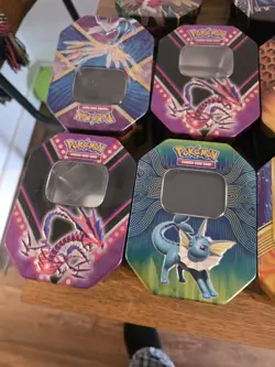 15 * Empty Pokemon TCG Tins in lunchbox tins pikachu, charizard - Image 5