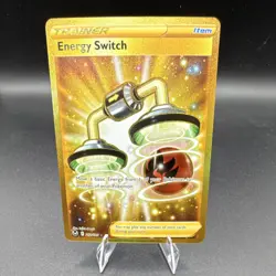 Pokemon Energy Switch Secret Rare Foil 212/195 Sword & Shield Silver Tempest - Image 1