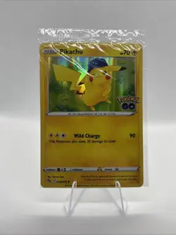 Pokemon SEALED Pikachu 028/078 Pokemon Go Holofoil Promo - Image 1