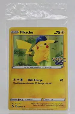 Pikachu (28) 028/078 - Pokemon GO Holo - PTCG - SEALED - Image 1