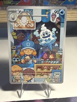 Pokemon TCG Vanillish Paradox Rift 190/182 Holo Illustration Rare Mint Condition - Image 1