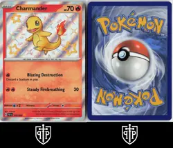 Pokemon - Charmander 109/091 Paldean Fates - Shiny Rare - NM - Image 3