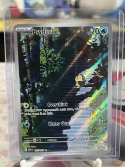 Pokemon Psyduck 175/165 Scarlet & Violet 151 Illustration Rare Full Art - Image 1