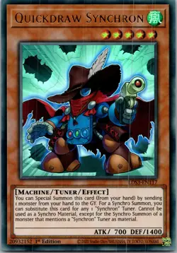Yugioh Quickdraw Synchron LDS3-EN117 1st Edition Ultra Rare NM - Image 1