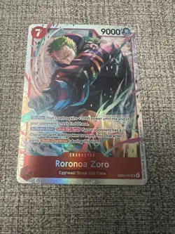 One Piece OP15 Roronoa Zoro EB04-007 SR - Adventure On Kami’s Island English - Image 1