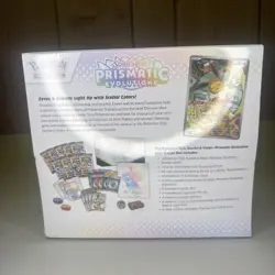 POKEMON TCG Scarlet & Violet Prismatic Evolutions Elite Trainer Box ETB IN HAND - Image 3