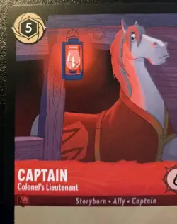 Captain - Colonel's Lieutenant 106/204 Uncommon The First Chapter Disney Lorcana - Image 2