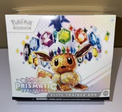 Pokemon TCG Scarlet & Violet Prismatic Evolutions Elite Trainer Box Retail ETB - Image 1