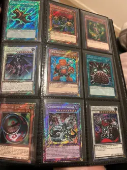 Yugioh Binder, mix of collector rares, ultimate rares, qcrs, platinum rares, srs - Image 5