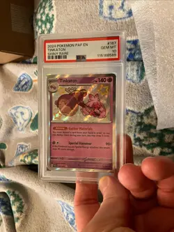 Pokemon 2024 SV PAF en Tinkaton #167/091 PSA 10 Gem Mint - Image 1