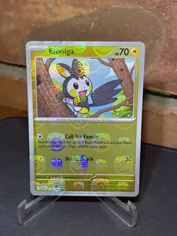 ENGLISH Emolga (Master Ball) Reverse 029/086 Black Bolt Pokemon - Image 2