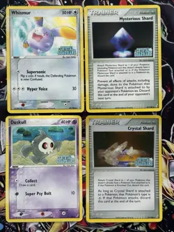 Pokemon Ex Crystal Guardians Reverse Holo Stamped Mixed Sets 4 Cards Lot - Image 1