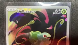 Pokemon Bulbasaur Me01 Mega Evolution Stamped 133/132 Basic 80 HP Rare Holo 2025 - Image 2