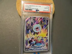Woobat 119/086 Illustration Rare - Pokemon WHT SV10.5 PSA 10 GEM Mint - Image 1