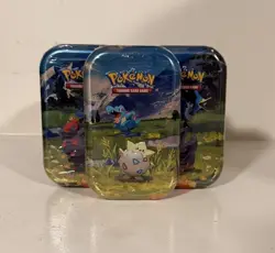 3 Pokemon TCG Mega Evolution Ascended Hero’s Tins Factory Sealed New - Image 1