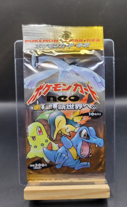 Pokemon TCG WOC 1999 Neo Genesis Japanese EMPTY Booster Pack - Image 1