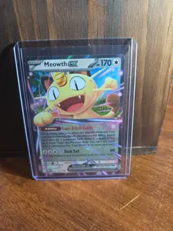 Pokemon Meowth EX Full Art Holo Double Rare 170 HP Perfect Order 062/088 - Image 1