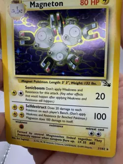 ⚡1999 Pokemon Base Set Magneton Holo 11/62 WOTC Vintage LP+ Clean🔥 - Image 3