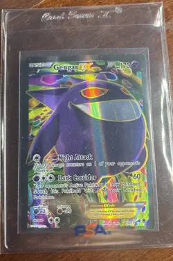 Pokemon Gengar EX 114/119 Full Art Ultra Rare Holo XY Phantom Forces 💜💜 - Image 1