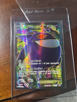 Pokemon Gengar EX 114/119 Full Art Ultra Rare Holo XY Phantom Forces 💜💜 - Image 3