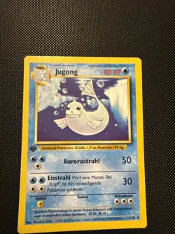 Pokemon TCG Dewgong Jugong 1st Edition Base Set 25/102 Regular Uncommon German - Image 1
