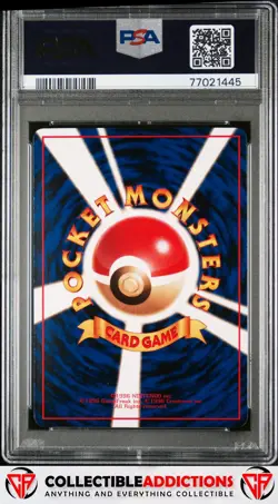 1998 Pokemon Japanese Vending #133 Eevee Series 1 PSA 10 - Image 2